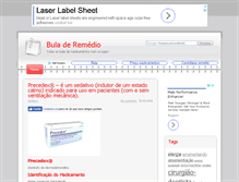 Tablet Screenshot of buladeremedio.com.br